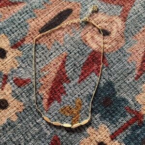 Kendra Scott Gold Necklace with Geometric Accents